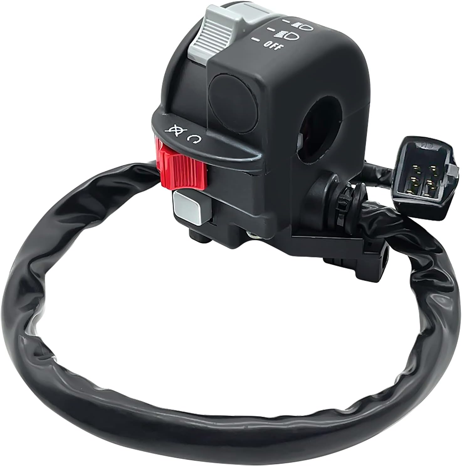 M MATI Left Handlebar Start Stop Headlight Switch for Kawasaki ATV KFX450R KSF450 2008-2014 46091-0097