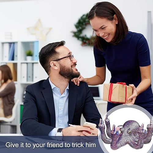 Miniatura 5 de Accddio Escultura de pato de dedo medio, estatuilla decoración de escritorio de oficina en casa, divertido, regalo de broma