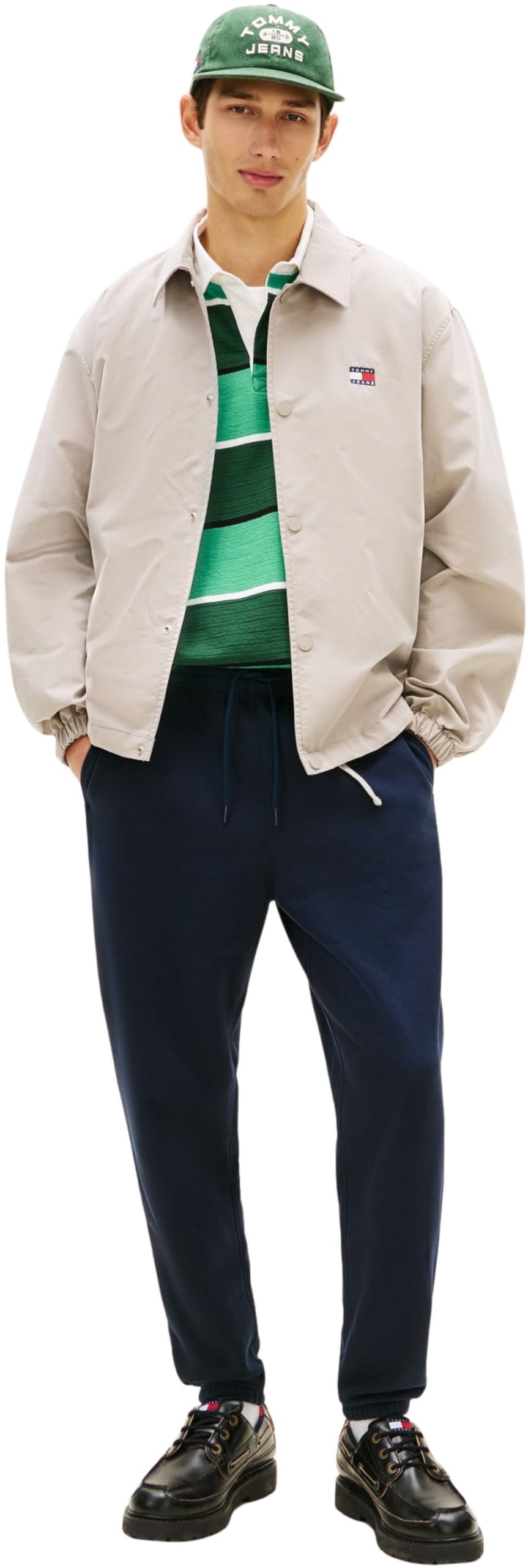 Tommy Jeans - Tjm Reg Linear Sweatpant Dm0dm23014, Pantaloni da Tuta Uomo