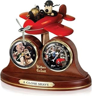 Wallace & Gromit 'A Close Shave' 25th Anniversary Desk Clock
