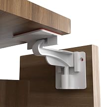 Child Safety Locks - Drawer and Kitchen Cupboard Safety Locks - No Screws or Holes - Set of 10 Non-Magnetic Safety Locks for Babies - Child Safety Locks