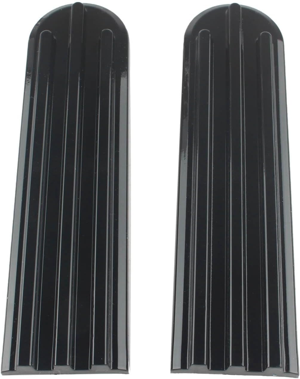 Motorcycle ABS Black Upper Fork Slider Accents Covers Compatible with Harley Touring Electra Glide Street Glide Road Glide Road King 2014-2022