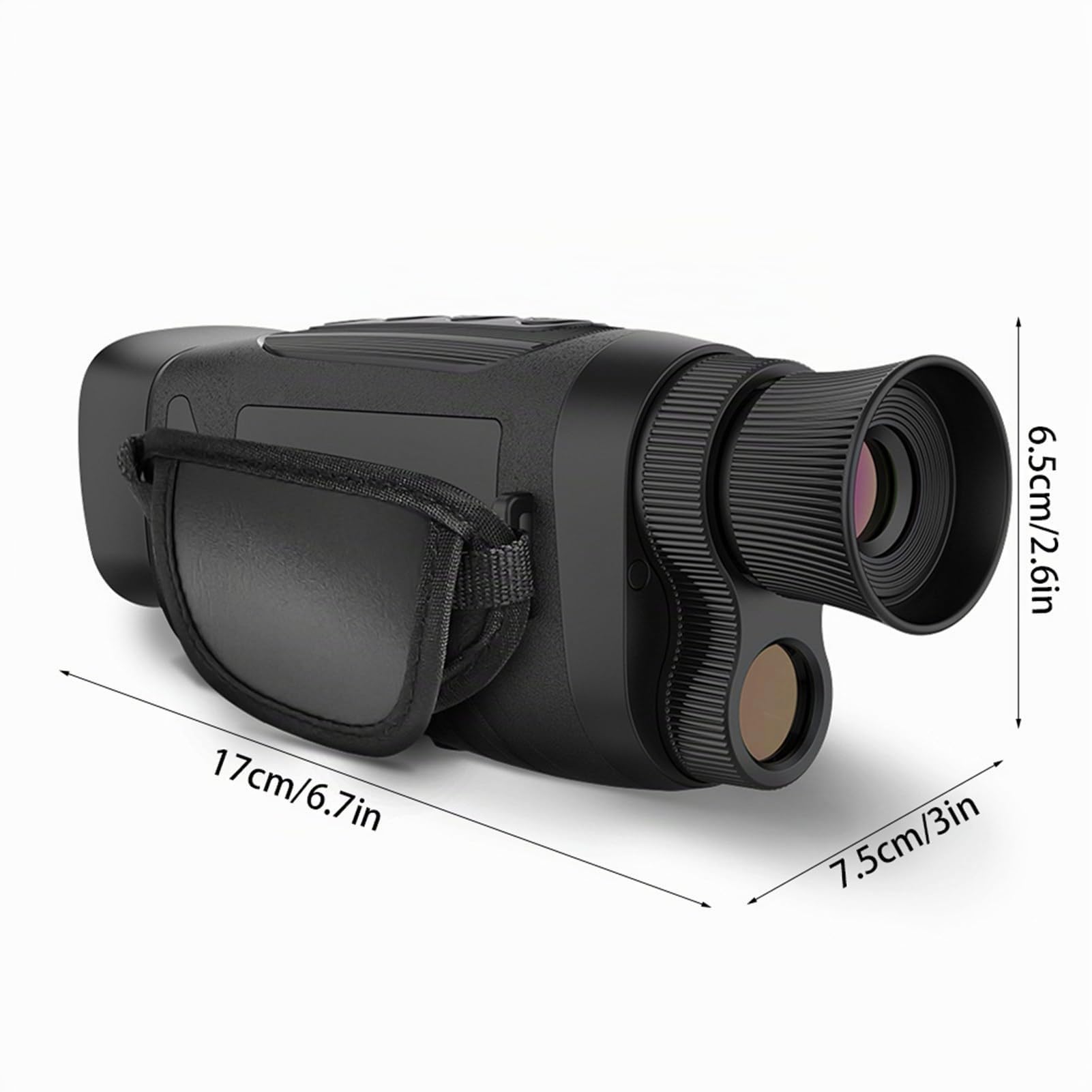 Monoculaire de Vision Nocturne,40 MP 2,5K Télescope Infrarouge,984 Pieds Support de Distance de Vision Nocturne,Enregistrement Photo et Vidéo,Zoom Numérique 8X,pour Camping en Plein Air