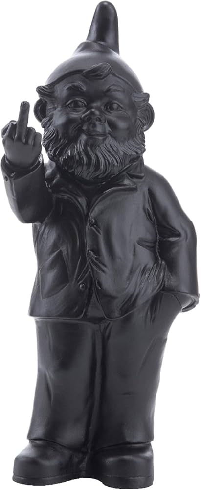 Ottmar Horl - Dwarf Sculpture Decoration - Folding Middle Finger