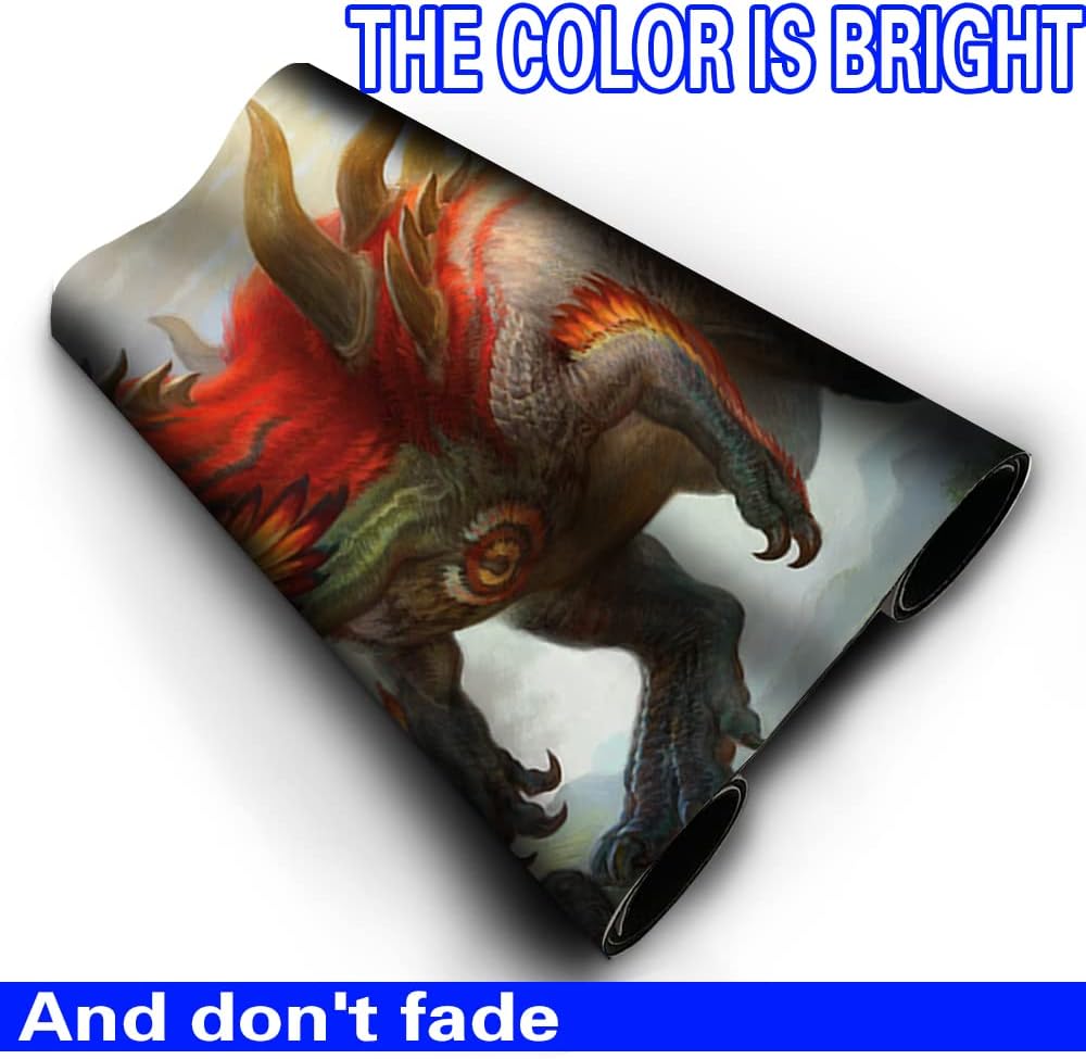 Gishath, Sun's Avatar - Board Game TCG Playmat - 23.6x13.8 inches - Compatible for TCG MTG Playmat Free Bag