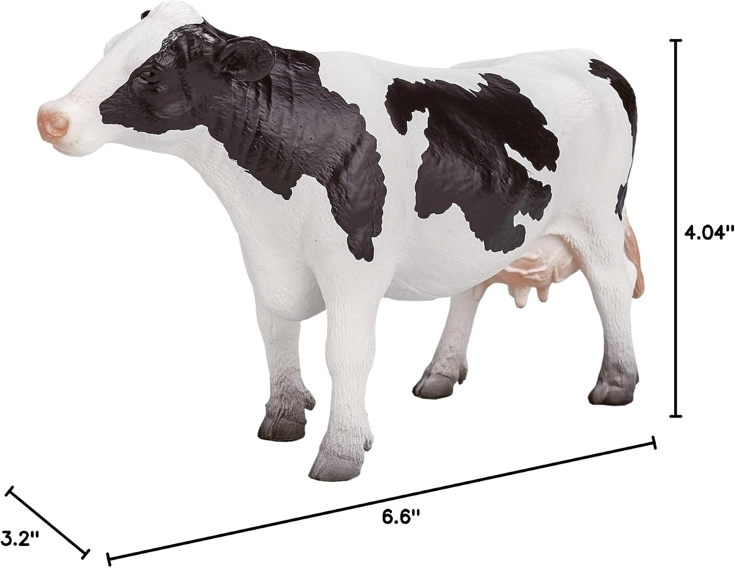 MOJO Holstein Cow Realistic Farm Animal Toy Replica Hand Painted Figurine