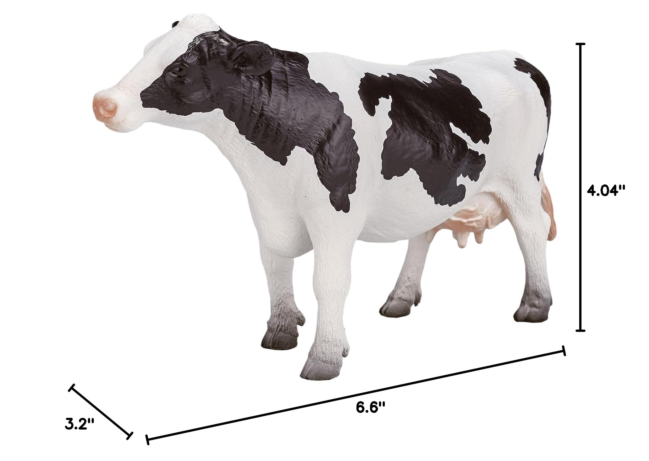 MOJO Holstein Cow Realistic Farm Animal Toy Replica Hand Painted Figurine