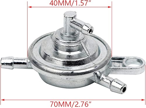 Miniatura 3 de Minho Bomba de combustible de triple paso GY6 50cc 125cc 150cc para motocicleta china, ATV, Go Karts, ciclomotor, Taotao Jonway, piezas