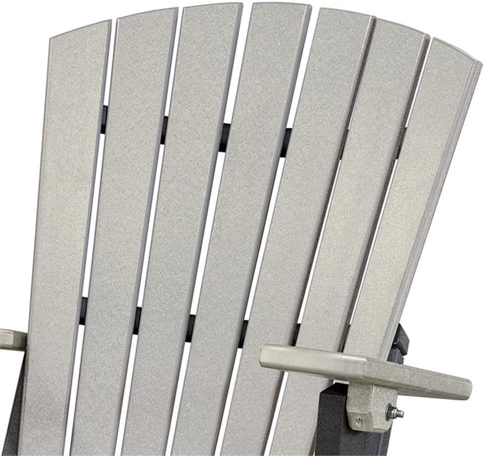 American Furniture Classics 519LGB Adirondack Chair, Light Gray