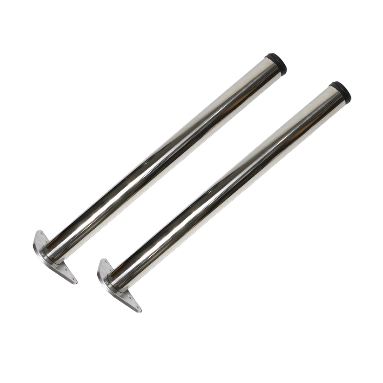 Gambe per tavoli per mobili in metallo, Piedini di supporto per barra regolabili, per tavoli da pranzo e armadietti, Regolabili 0-30 mm, Acciaio inossidabile 304, con viti e cacciavite, Set di 2 (140