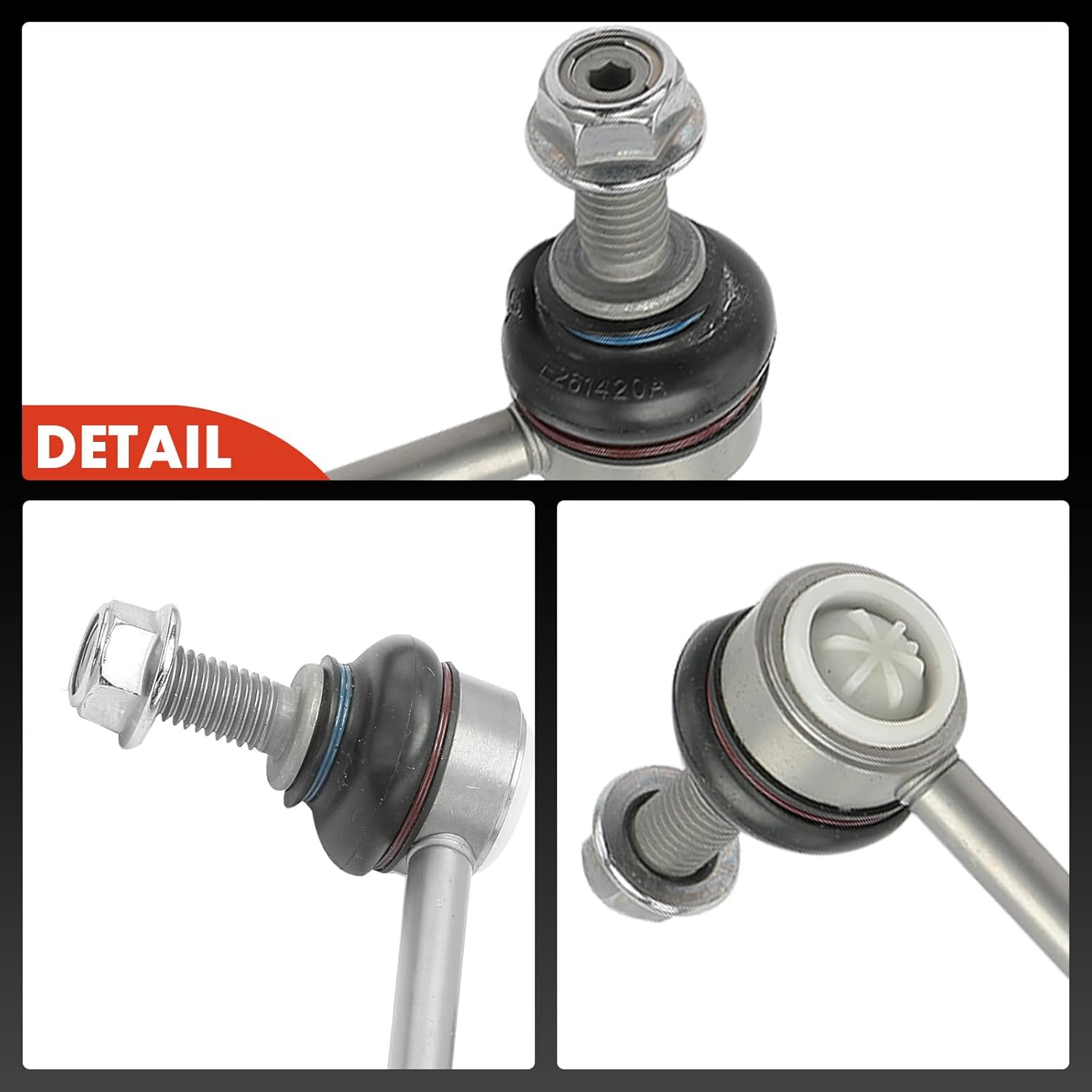 A-Premium Set of 4, Front and Rear Sway Bar Link Stabilizer Link Kit, Compatible with Jaguar F-Pace 2017-2023, I-Pace 2019-2022 & Land Rover Range Rover Velar 2018-2023