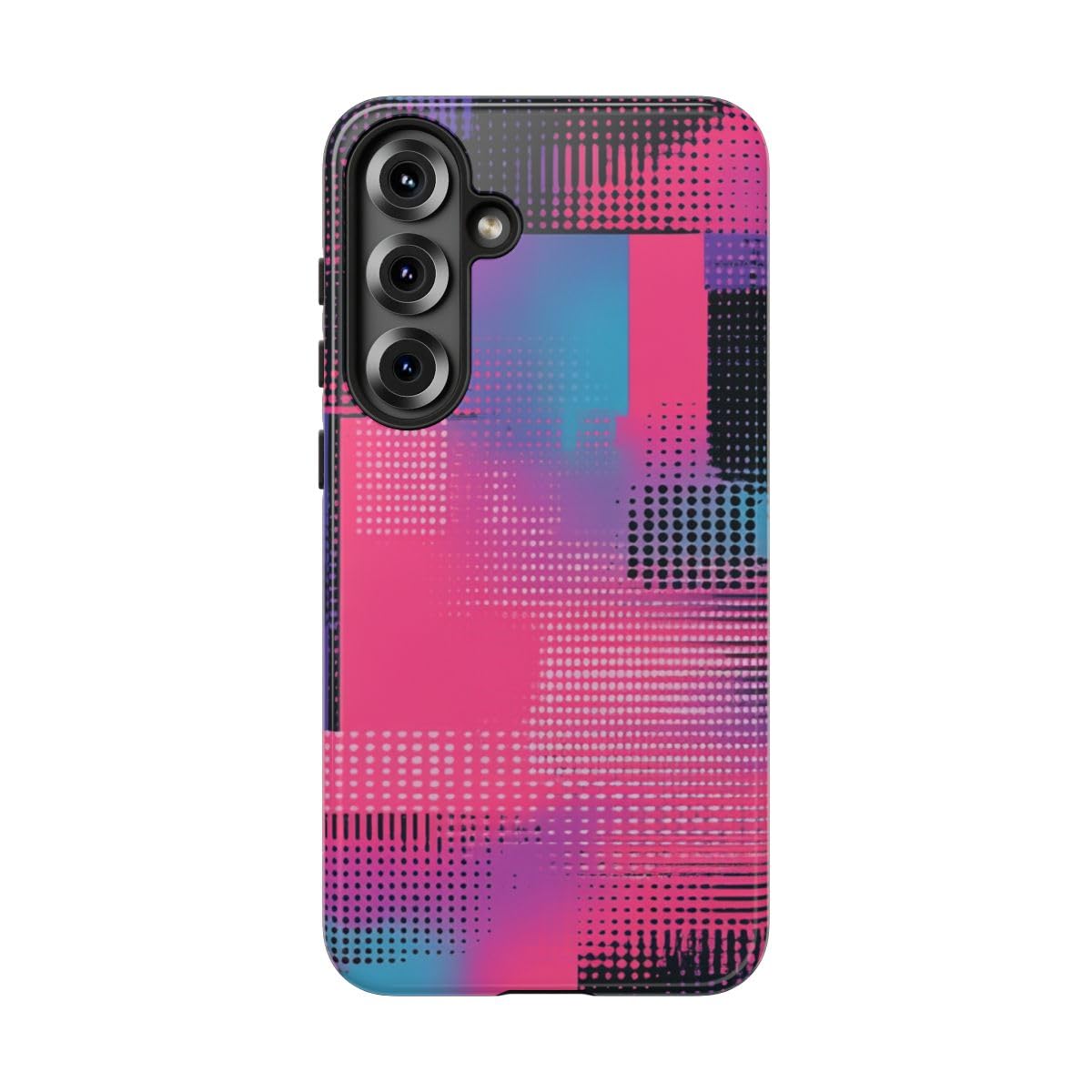 Coque Samsung S25 Plus rose géométrique abstrait - Protection rigide - 5