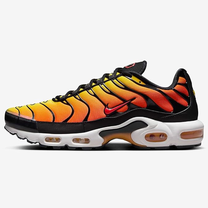 Nike HF0552-001 Air Max Plus, Black/Bright Ceramic/Resin/Pimento