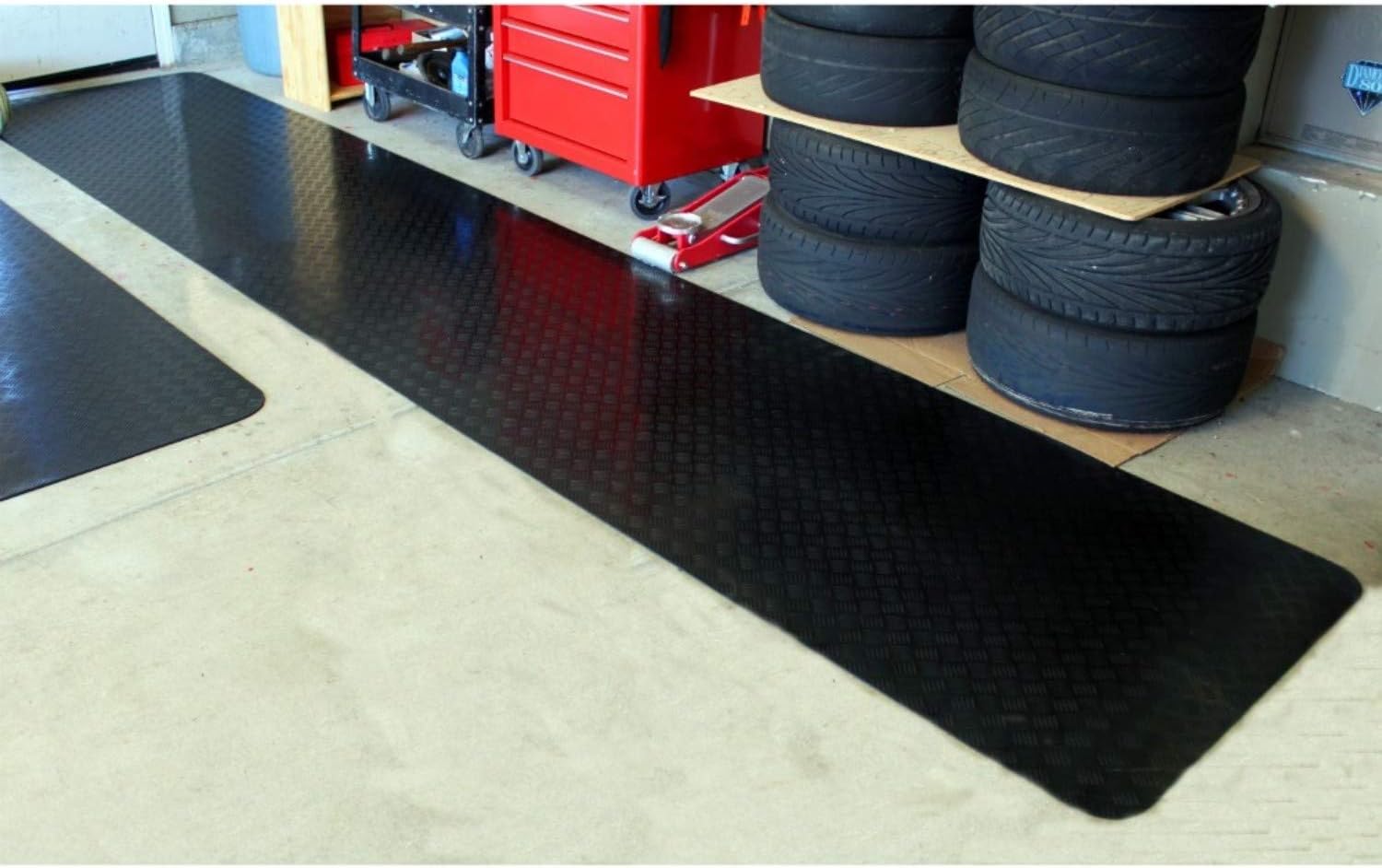 Mats Inc. Coverguard Mats, 3' x 15', Black Automotive