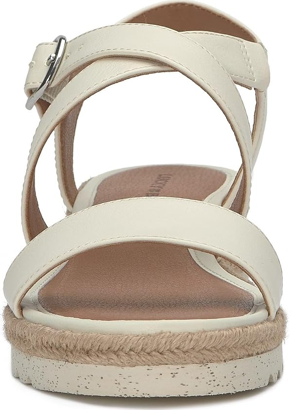 Lucky Brand Women's Trianna Leather Wedge Sandal by Lucky Brand - Used condition - Image 2