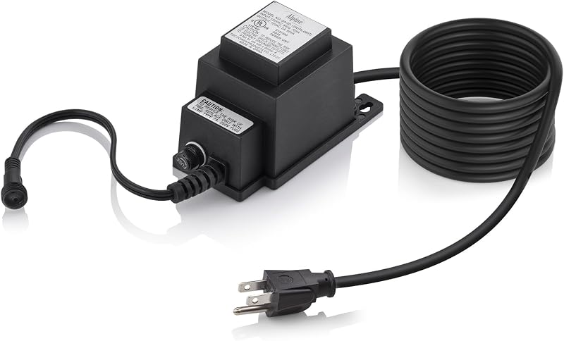Transformador de repuesto Alpine Corporation Outdoor de 60 W para fuentes y luces