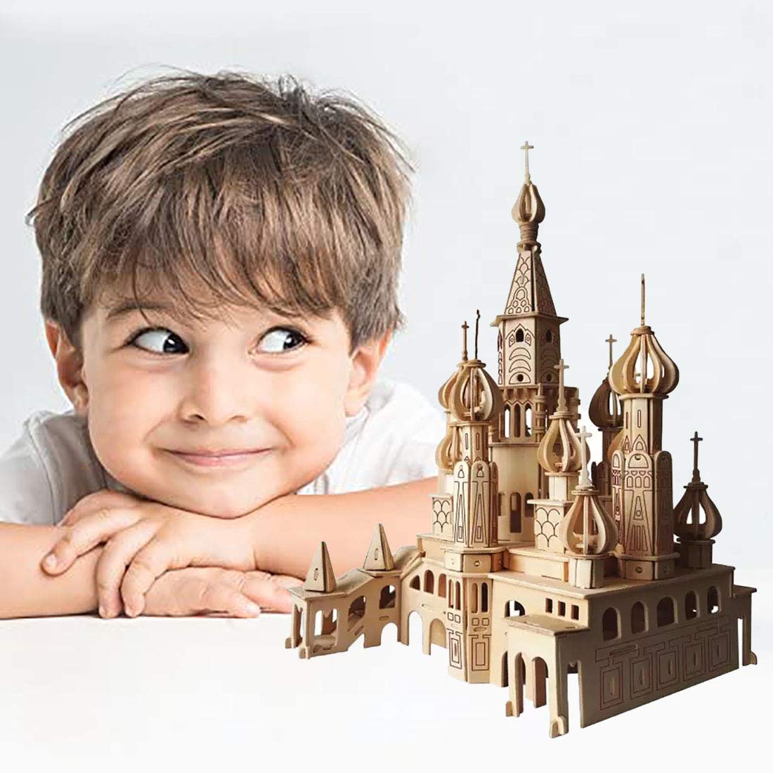 Puzzle 3D En Bois – Maquette D'immeuble à Monter Soi-même, Défi Créatif Pour Ados Et Adultes
