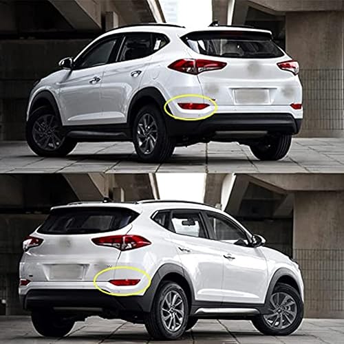Miniatura 8 de Conjunto de luz trasera LED  Compatible con Hyundai Tucson 2015-2017, reflector de parachoques, conducción, freno, niebla, luces direccionales