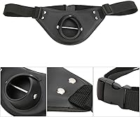 Vista 8 de Cinturón de lucha de pesca, cuero sintético, ajustable, giratorio, para pesca, soporte para poste de barra, accesorio profesional para pescadores