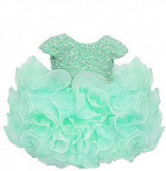 Jenniferwu Baby Girl Pageant Dress Handmade Beaded Dresses 9-12M