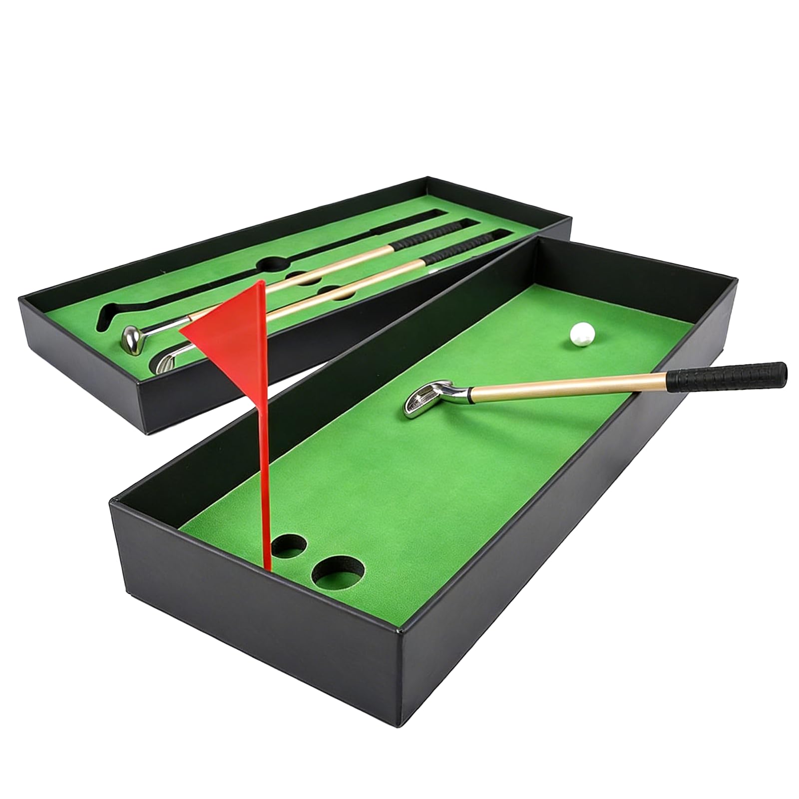 Set Regalo da Golf 3pcs Penne a Sfera con Scatola Nera per Uomini