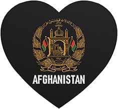 Coat of Arms of Afghanistan Flag Afghan Emblem Refrigerator Magnet Love Heart Strong Magnetic Acrylic Decorative for Kitchen Fridge Dishwasher Notes Photos Schedules Office School Locker Cabinet