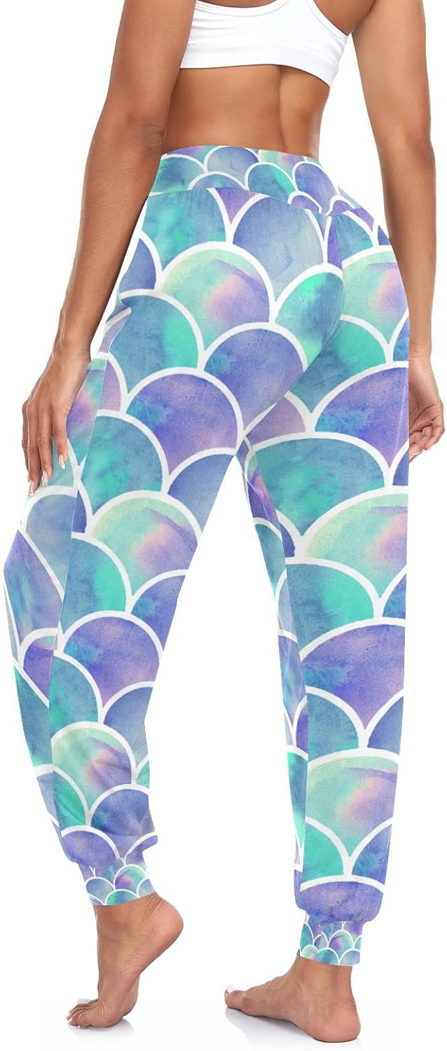 Aflyko Women Boho Trousers Comfy Sweatpants Yoga Urban Dance Workout Pants S-2XL - Image 2