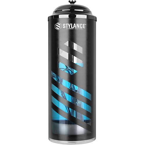 Barber Disinfecting Jar, Acrylic Disinfectant Container with Removable Basket, Disinfectant Acrylic Jar for Manicure & Spa Implements, Combs & Shears, Salon 37 oz