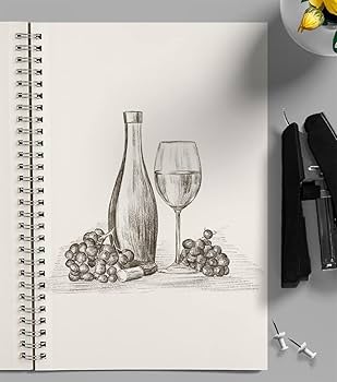 Cahier À Spirale A4 Blanc Dessin, Carnet De Notes A4 80 Feuille Page Blanche, Couverture De Pp