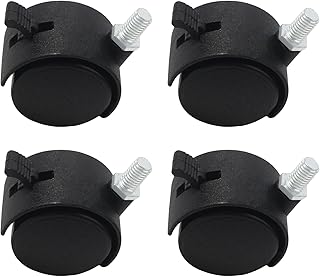 多用途キャスター 4 個セット 静かなローリングオフィスチェアキャスター、さまざまな床面での移動が容易 アクションキャスター