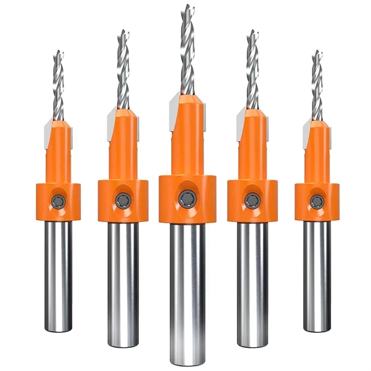 Alloy Woodworking Drill Bit Countersunk Hole Drill Taperhole Screw Installation Ladder Drill Self-Tapping Screw Taper 1Pcs(2.8x8mm)