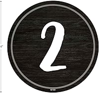 Vista 4 de Teacher Created Resources Etiquetas reposicionables modernas con números 1-36, 4 pulgadas