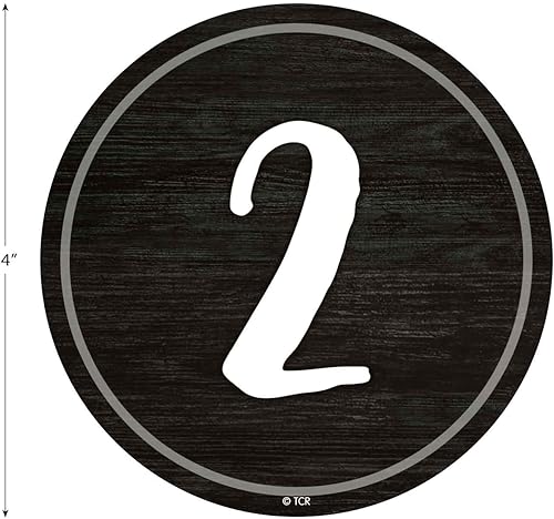 Miniatura 4 de Teacher Created Resources Etiquetas reposicionables modernas con números 1-36, 4 pulgadas