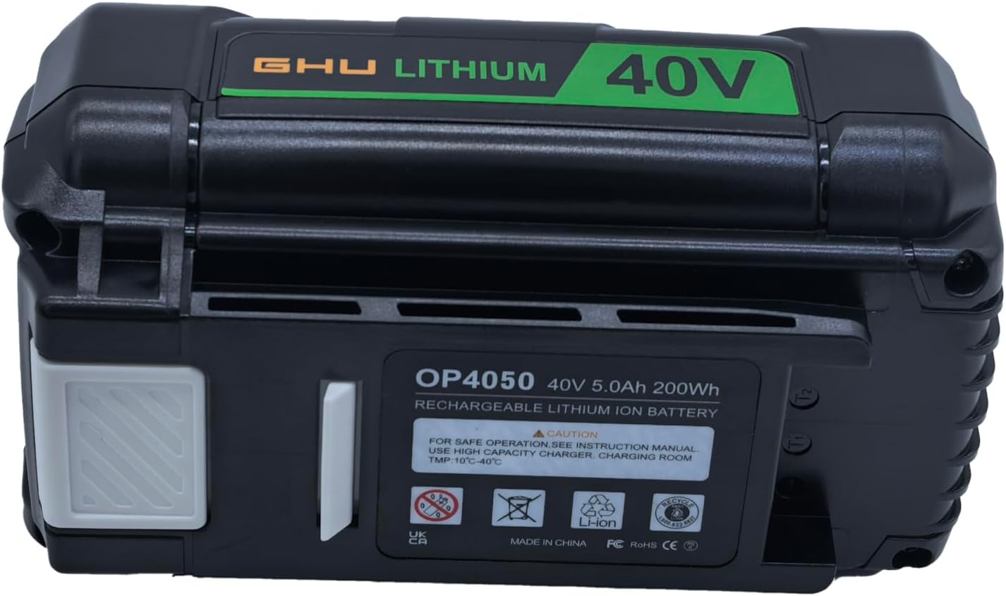 GHU Replacement Battery for Ryobi 40V 5.0Ah for Ryobi 40V Power Tools OP4050A, OP4015, OP4026, OP40201
