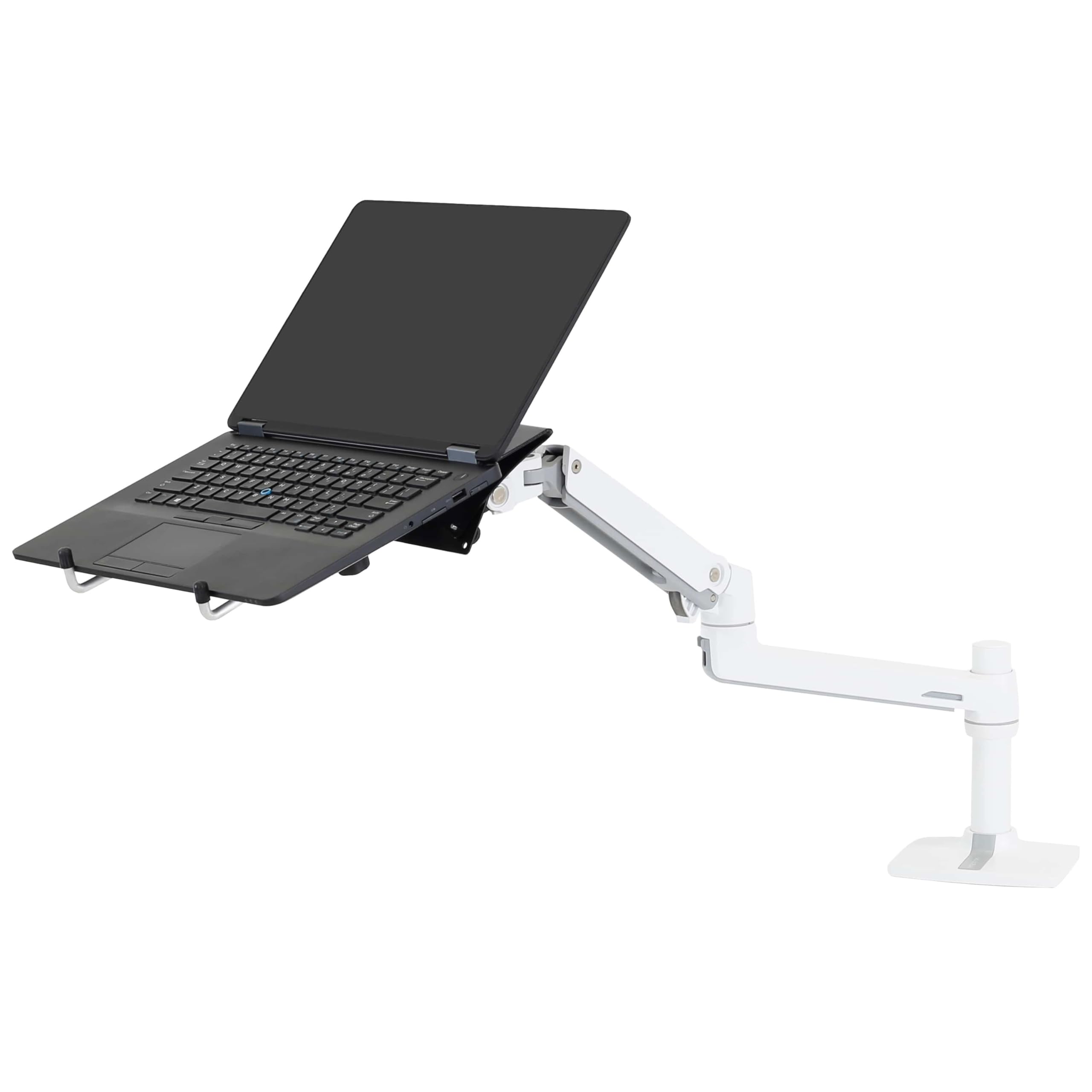 Ergotron – LX Single Laptop Arm, VESA Notebook Tray Desk Mount – for Laptops Up to 17.3 Inches, 2.5 to 12 lbs – White