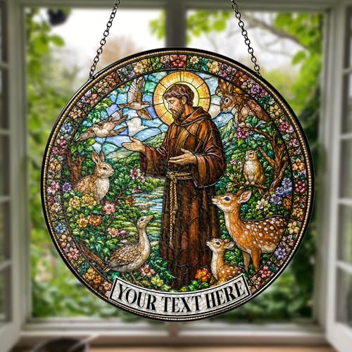 Custom Name Stained Glass Suncatcher