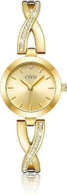 CIVO Gold Bracelet Watches for Women Dainty Jewelry Inspired Dress Watch