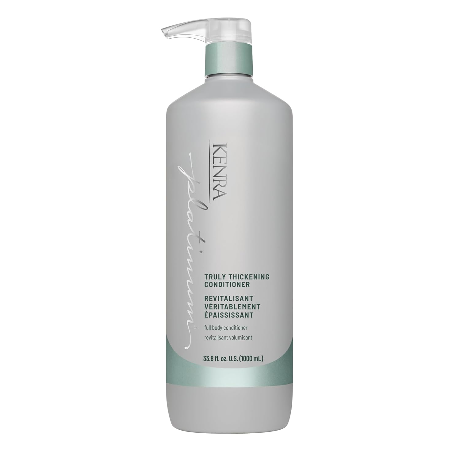 Platinum Truly Thickening Conditioner| Volumizing + Fuller-Looking Hair | Adds Body | Lightweight | for Fine & Thin Hair | Sulfate Free | Color Safe