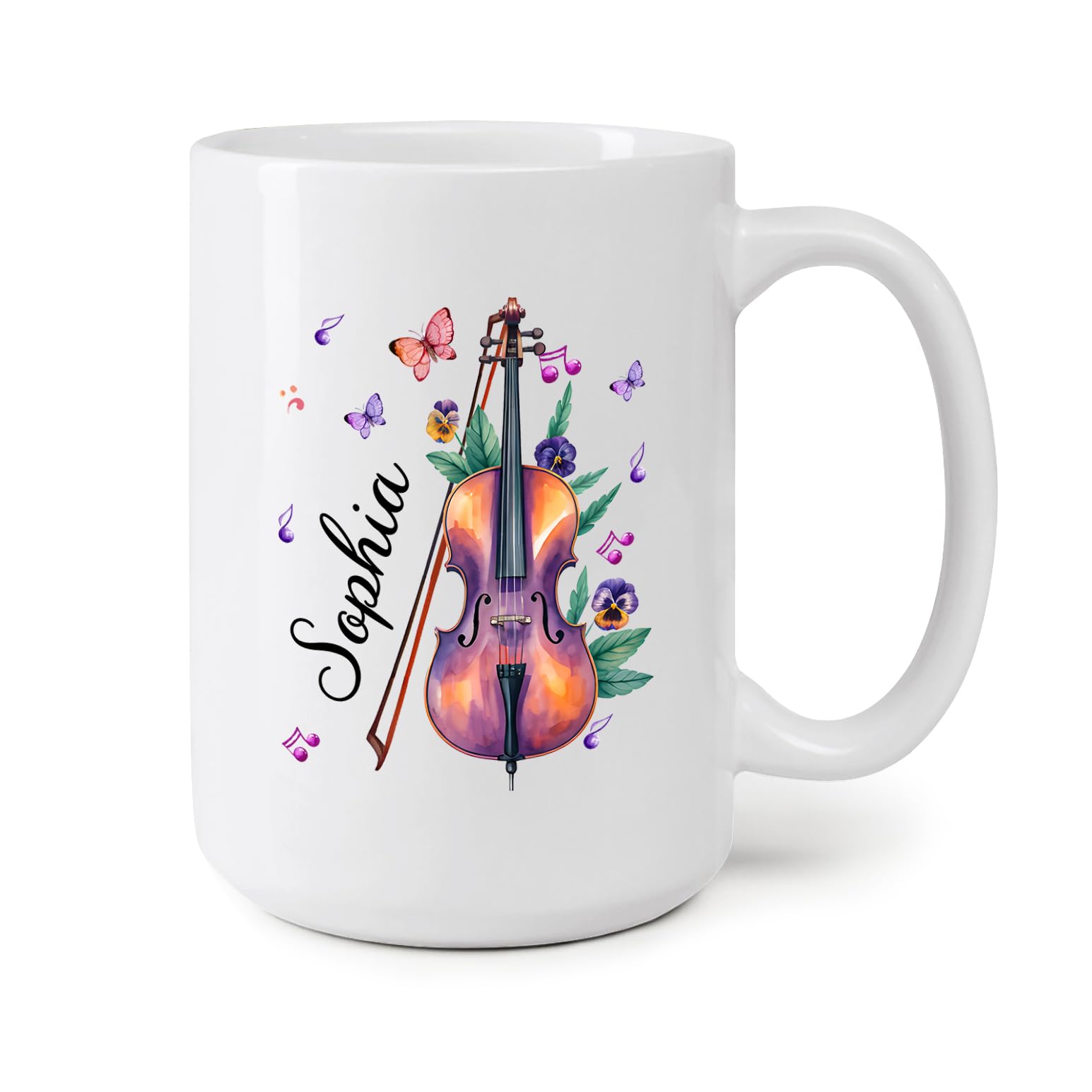 Personalized Cello Mug Gift, Cello Mug, Orchestra Mug, Cellist Mug, Cello Coffee Mug For Cellist, Musician Mug, Cello Gifts, Cello Teacher Mug, Custom Name Cello Player Mug, Instrument Mugs 11oz 15oz
