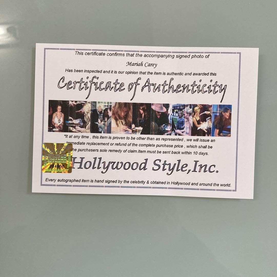 マライア・キャリー直筆サイン入り2Lサイズ写真…Mariah Carey… マライア・キャリー直筆サイン入り2Lサイズ写真…Mariah Carey