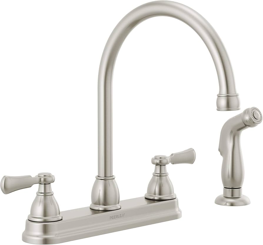 Peerless P2865LF-SS Elmhurst Two-Handle Kitchen Faucet with Spray