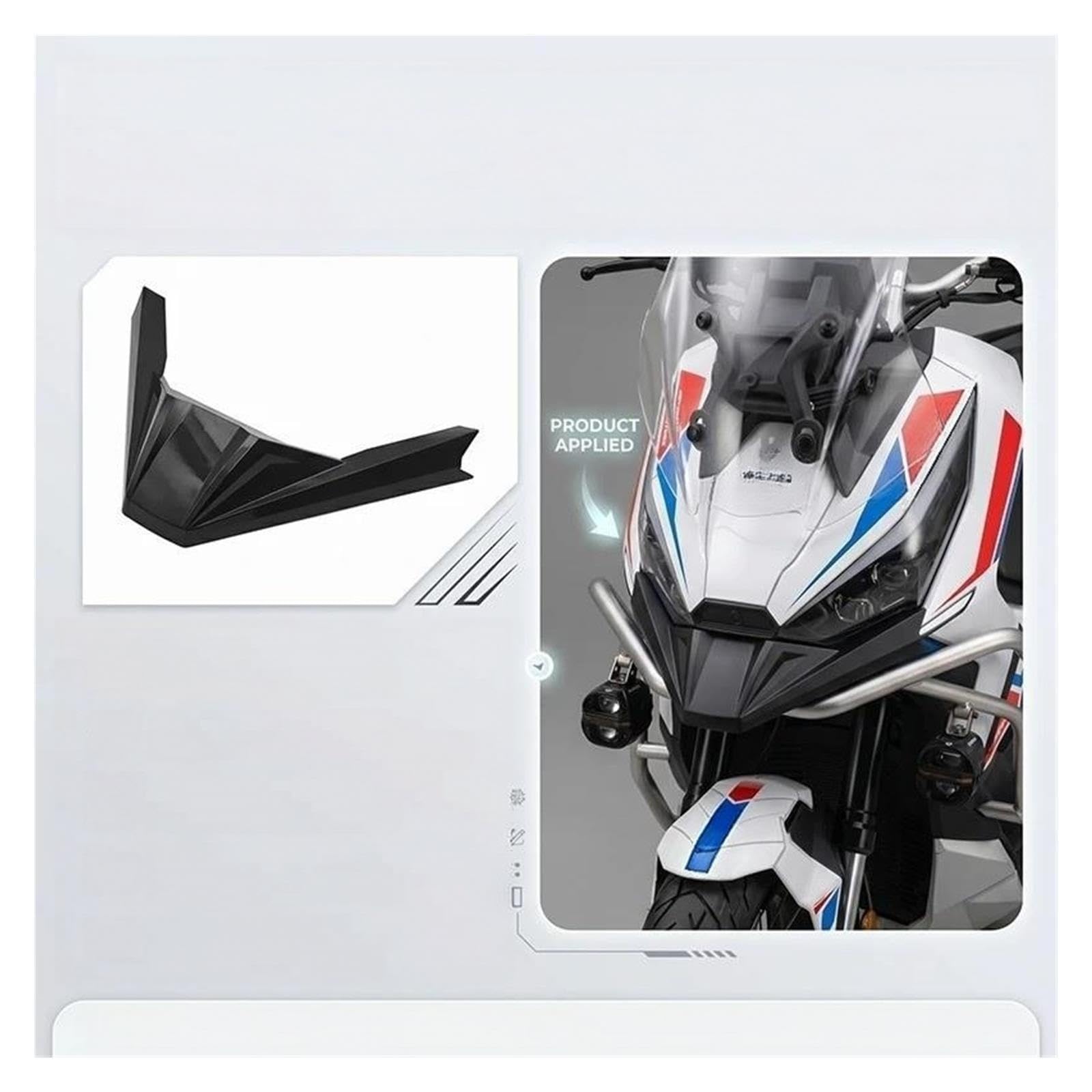 Motorrad Nasenkegel Für Zontes 368G Motorrad-Umleitungshaube vorne