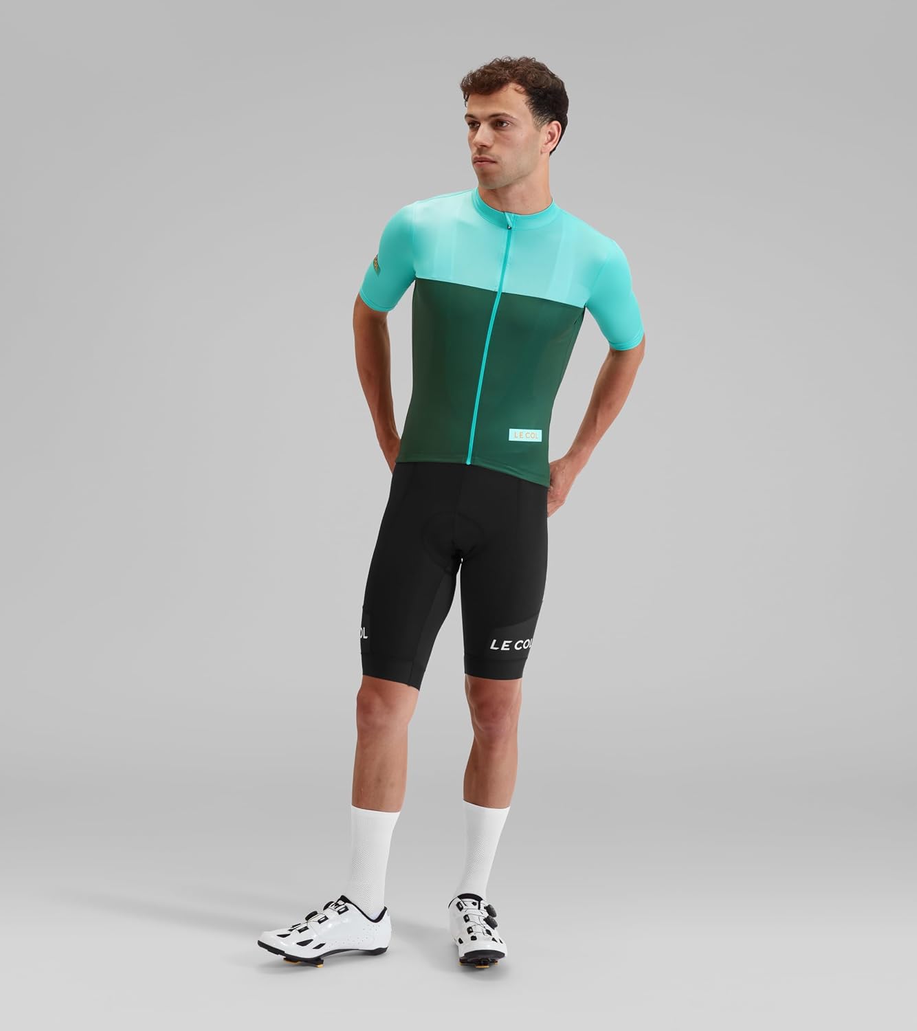 LE COL Men's Sport Jersey |Short Sleeve Cycling Shirt | Lightweight, Moisture Wicking Cycling Top | S - XL