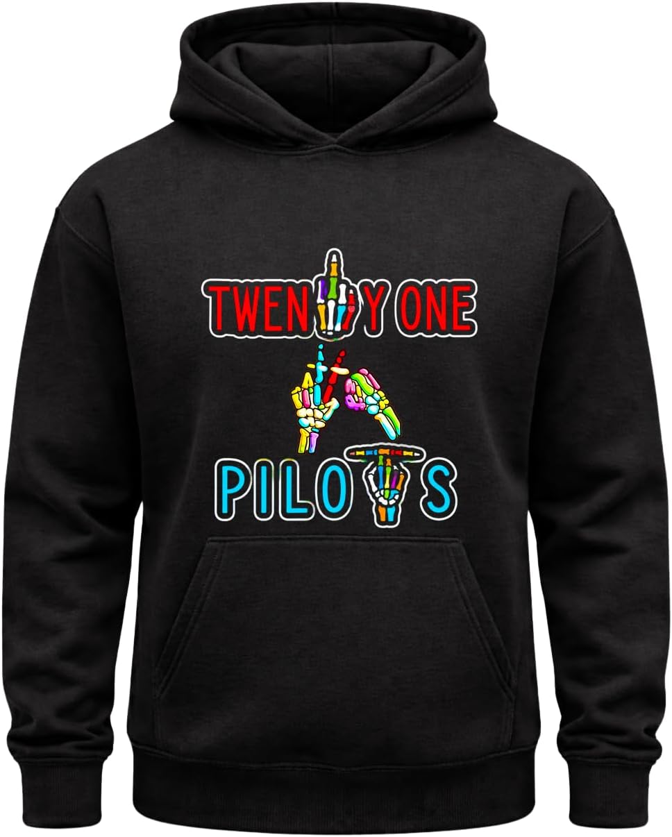 An Popular American musical duo from Columbus Ohio Graphic Pullover on Black Hoodie, Tee and Sando image 5