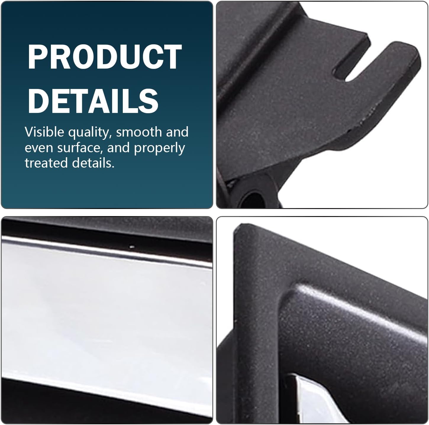 MLY 1PC Center Console Latch, Middle Console Armrest Lid Lock Handle Replacement OEM# 22792217 22861304, Compatible with 2014-2020 Chevy Silverado Suburban Tahoe GMC Yukon Sierra 1500 2500 (Black)
