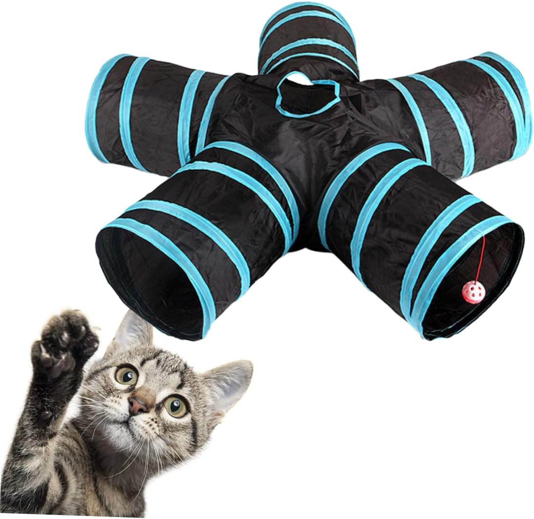 Interactive Animal Tunnel Tunnels for Dogs Cats Hamsters Guinea Pig Toys for Cage