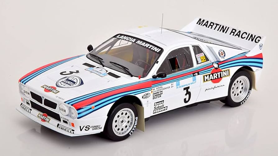 Amazon | Ixo 1/18 Lancia 037 Rally No 3 Winner Rally Acropolis