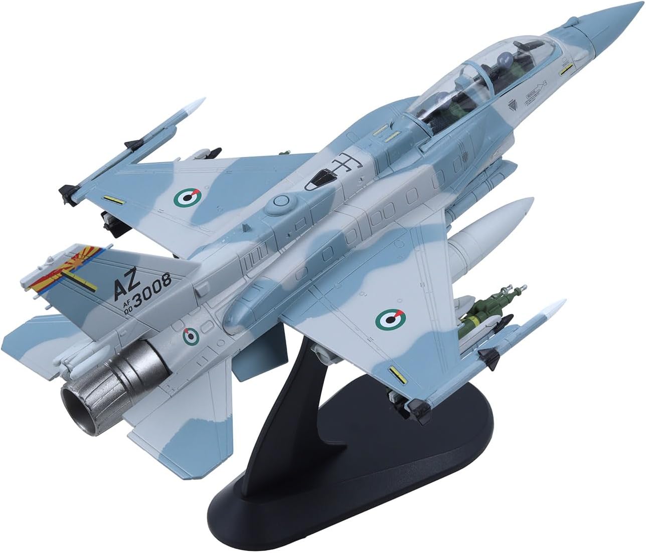 1/72 Scale F-16F Fighter Plane Metal Military Diecast Aircraft Models for Adult