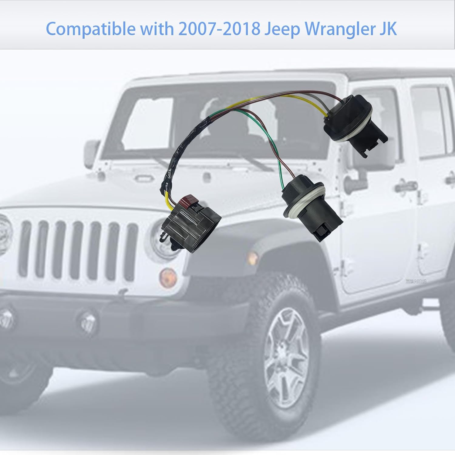 テールライトソケット配線ハーネス ジープラングラーJK 2007-2018用 68004166AC交換用