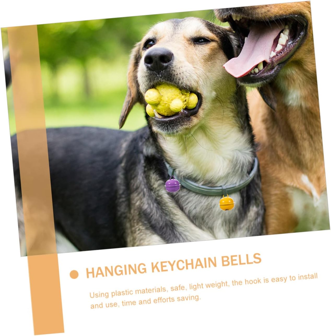 HAPINARY 100pcs Metal Bells for Crafting DIY Pet Collar Accessories Wind Chimes Decor Lovely Candy-Coated Small Bells for Keychains and Holiday Decorations